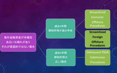 海外金融資産報告―Streamlined Procedures