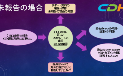 海外金融口座のご報告、未報告発見時に取るべきアクション